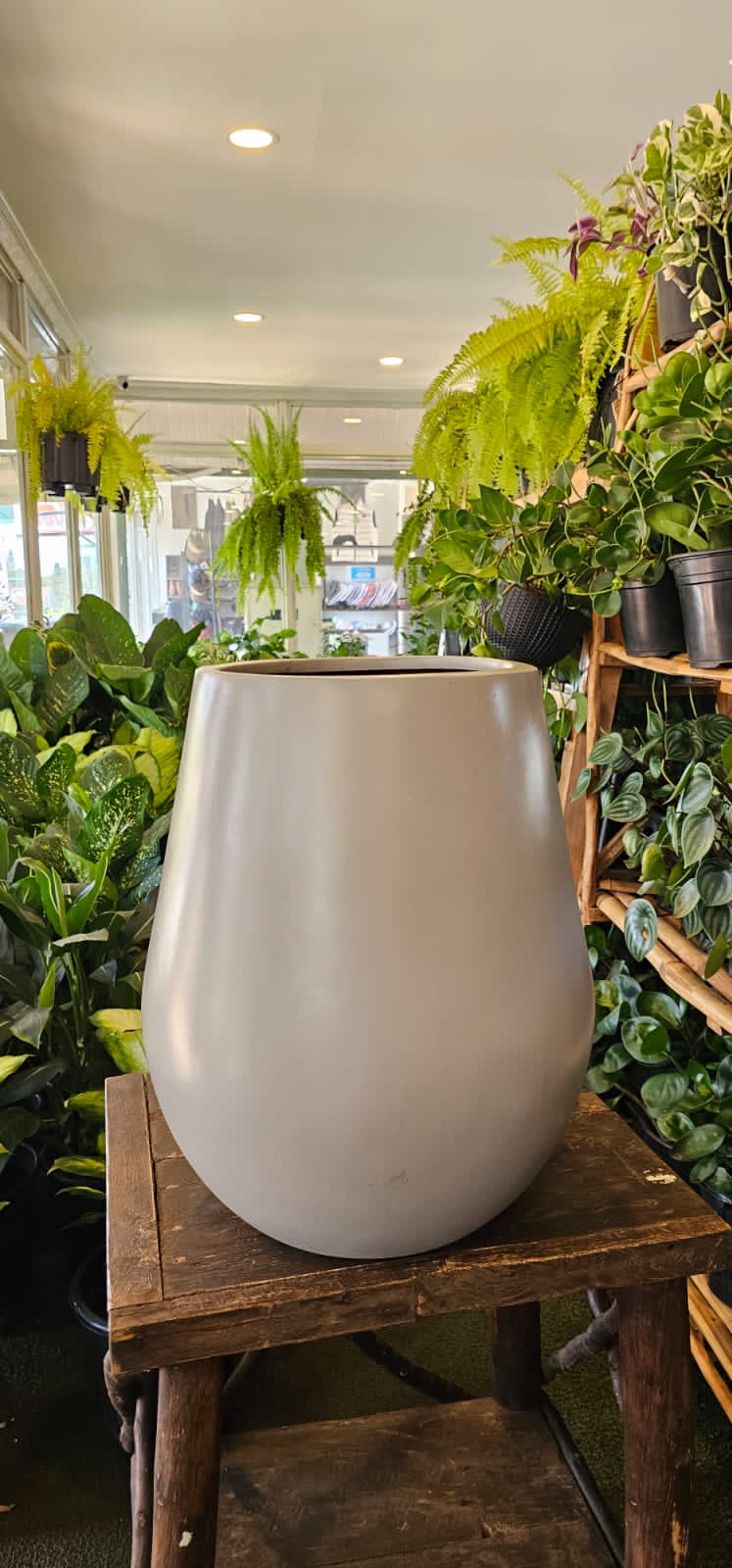 Wide Bottom Fibre Pot – Planty Kenya
